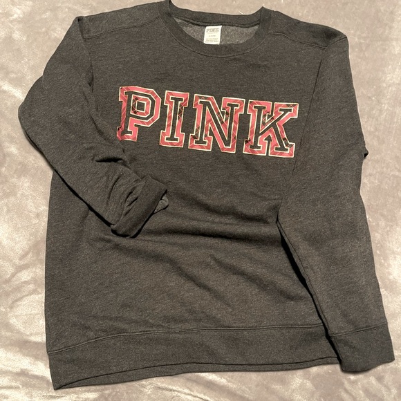 PINK Victoria's Secret Sweaters - Victoria Secret PINK sweater Size: medium color: gray